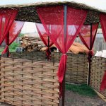 DIY gazebo made from scrap materials: photos of different ideas