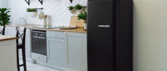retro style refrigerator