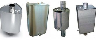 Various tanks made of stainless steel