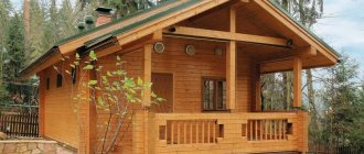 A log house made of timber with windproof seams does not need to be insulated